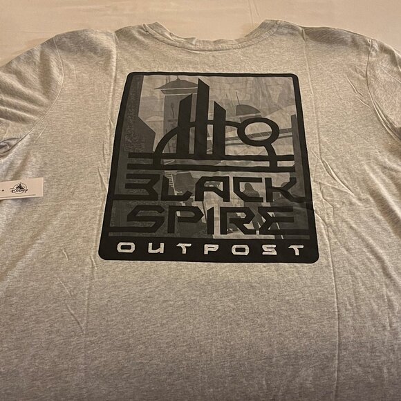 2 for $60 Disney Parks Star Wars Galaxy's Edge Black Spire Outpost Batuu Shirt - Picture 2 of 9